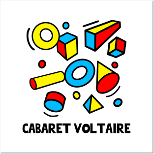 CABARET VOLTAIRE - 80s Styled Poster Design Posters and Art